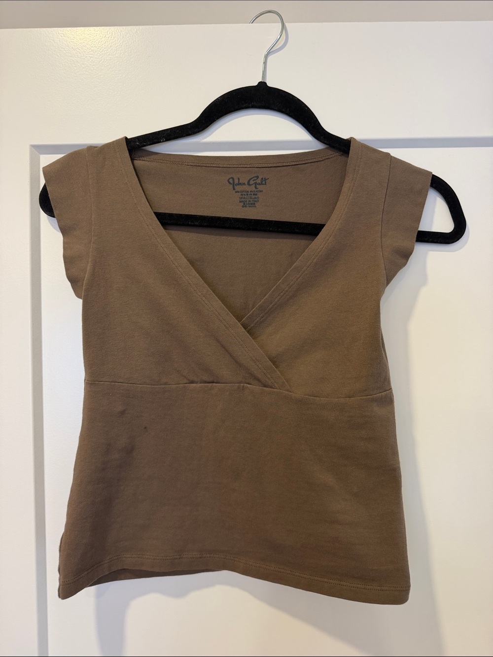 Brandy Melville Brown V-Neck Tank Top